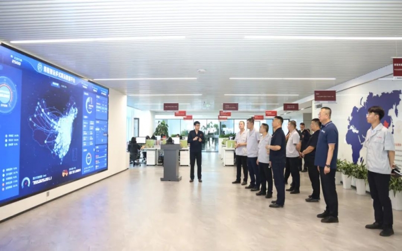 遷安市九江煤炭儲運有限公司總經理繆汝學一行到榮程集團座談交流