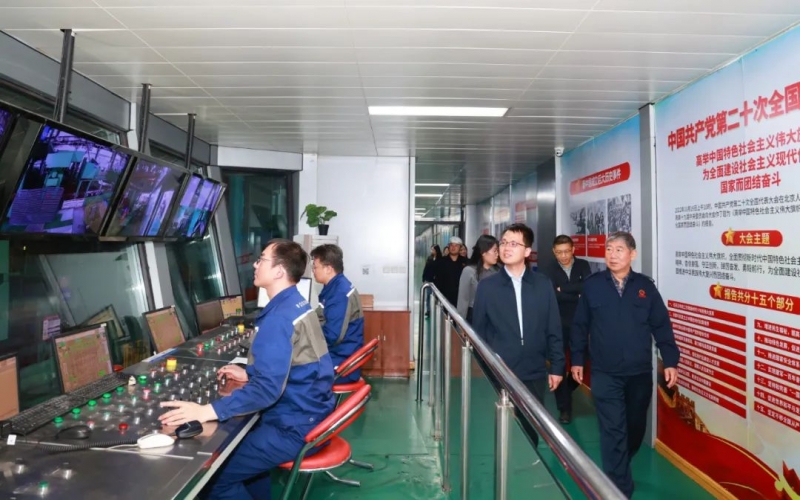 中國工經(jīng)聯(lián)中國工業(yè)碳達(dá)峰項(xiàng)目組組長、國際部執(zhí)行主任劉成林一行到榮程集團(tuán)參觀調(diào)研