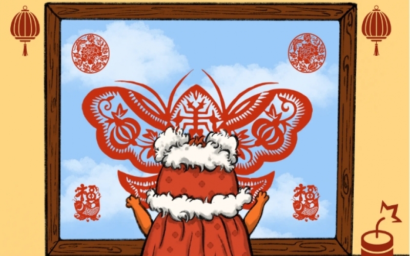 年味漸濃時(shí) - 臘月廿八，貼窗花